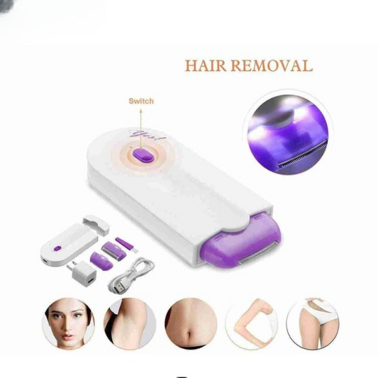 Portable Face & Body Hair Remover Machine for Women & Men